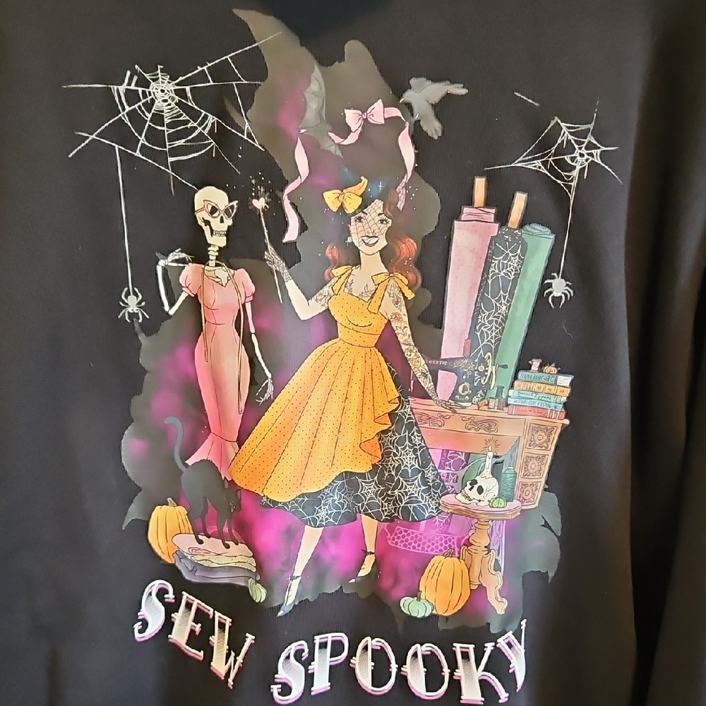 Sew Spooky Graphic Sweatshirt